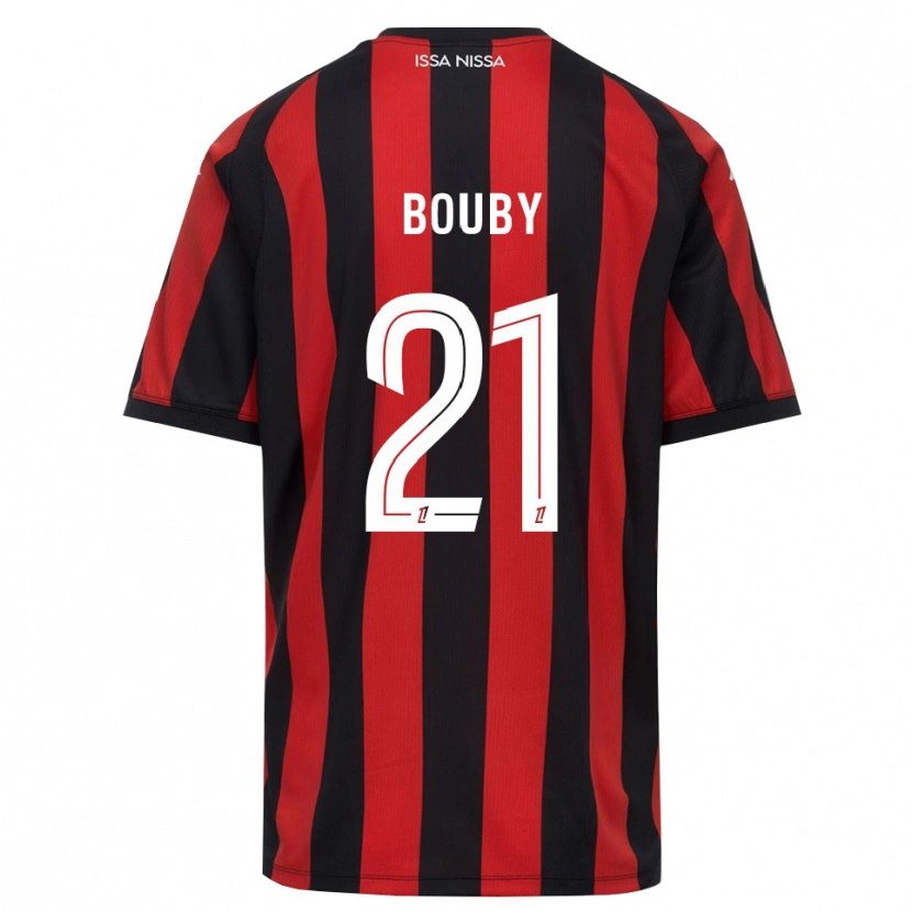 Danxen Mulher Camisola Coline Bouby #21 Vermelho Preto Branco Principal 2026/27 Camisa Brasil