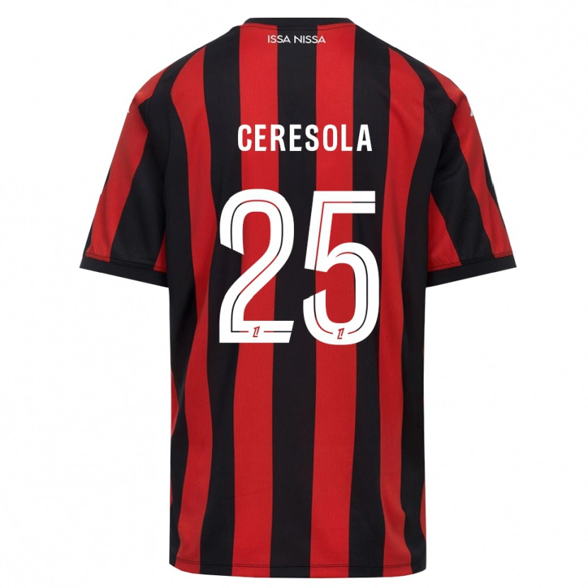 Danxen Mulher Camisola Manon Ceresola #25 Vermelho Preto Branco Principal 2026/27 Camisa Brasil