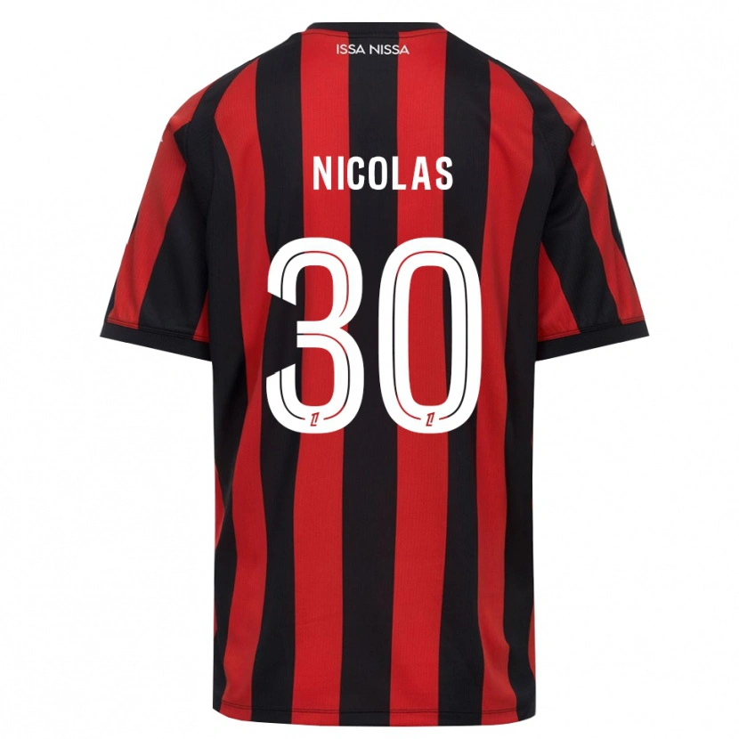 Danxen Mulher Camisola Lina-Lou Nicolas #30 Vermelho Preto Branco Principal 2026/27 Camisa Brasil