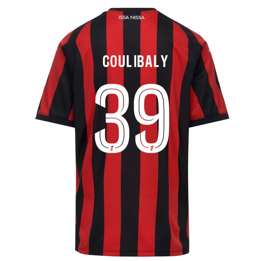 Danxen Mulher Camisola Djibril Coulibaly #39 Vermelho Preto Branco Principal 2026/27 Camisa Brasil