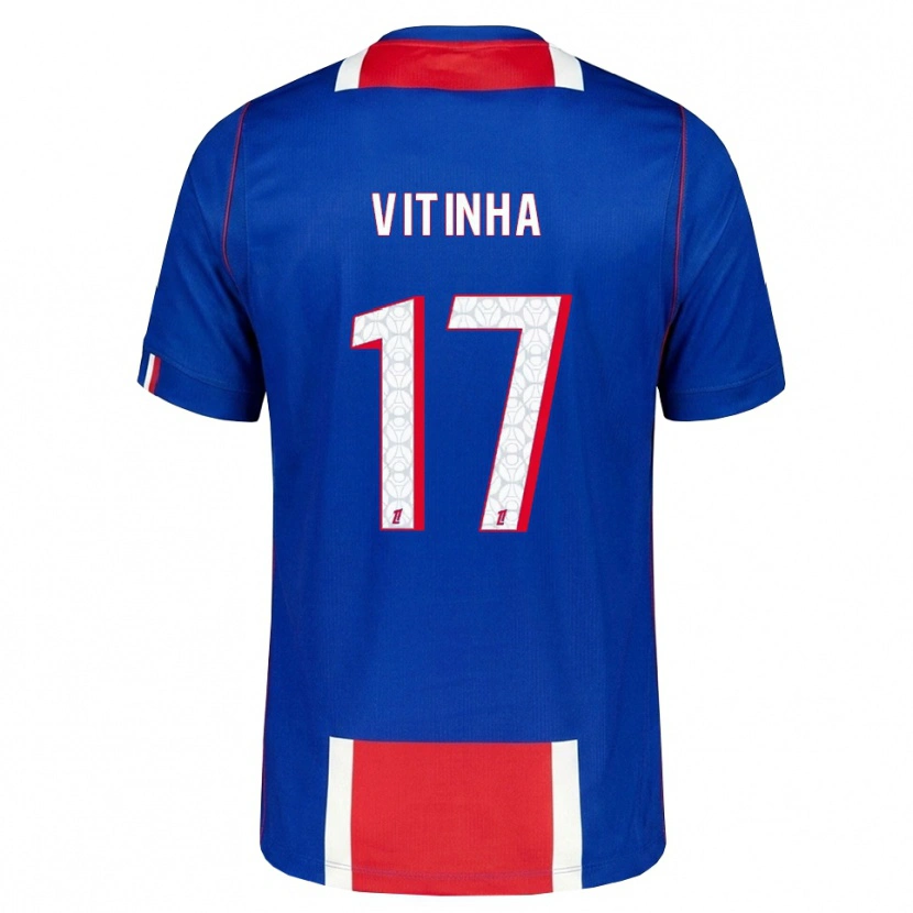 Danxen Mulher Camisola Vítor Machado Ferreira #17 Vermelho Branco Azul Principal 2026/27 Camisa Brasil