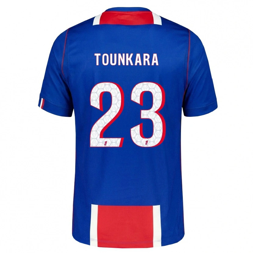 Danxen Mulher Camisola Aïssatou Tounkara #23 Vermelho Branco Azul Principal 2026/27 Camisa Brasil