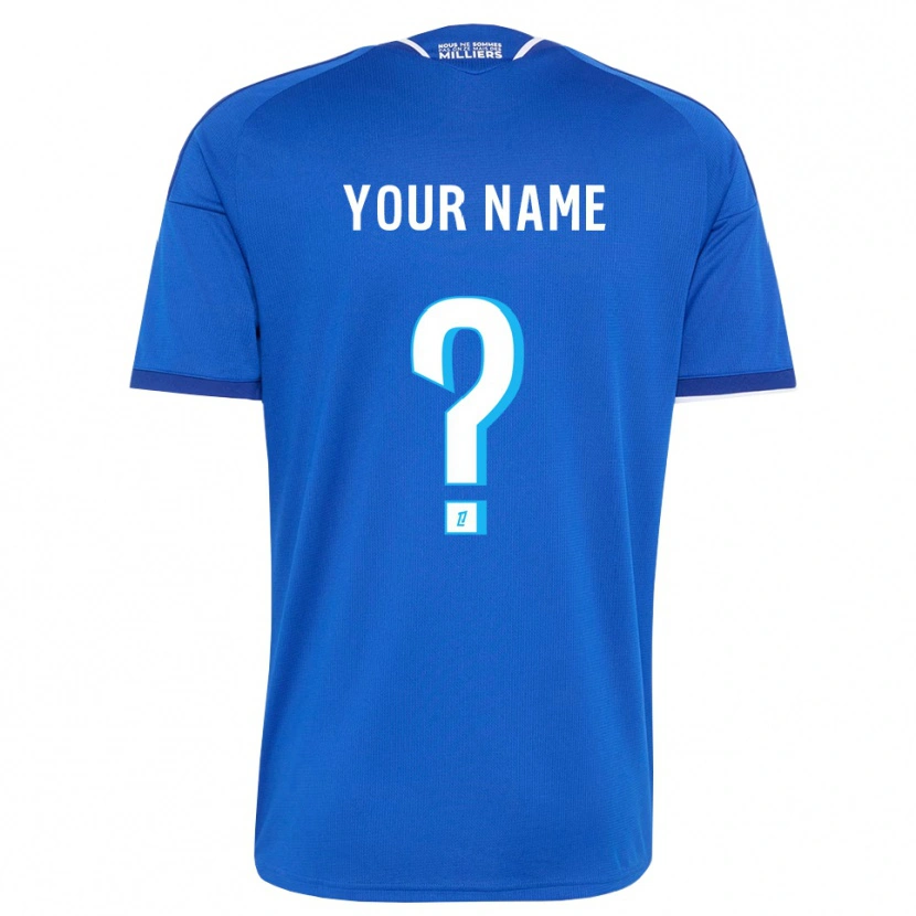 Danxen Mulher Camisola Seu Nome #0 Azul Real Branco Principal 2026/27 Camisa Brasil