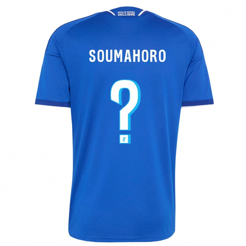 Danxen Mulher Camisola Mohamed Soumahoro #0 Azul Real Branco Principal 2026/27 Camisa Brasil