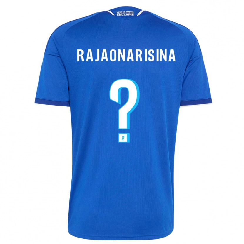 Danxen Mulher Camisola Noah Rajaonarisina #0 Azul Real Branco Principal 2026/27 Camisa Brasil