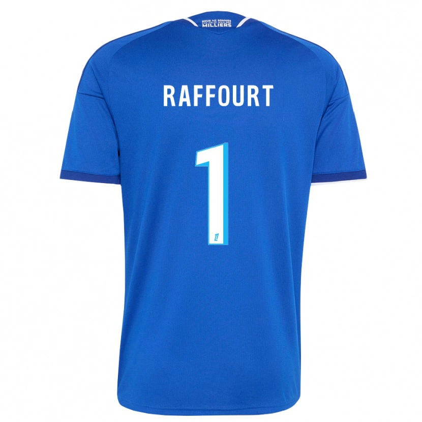 Danxen Mulher Camisola Timéo Raffourt #1 Azul Real Branco Principal 2026/27 Camisa Brasil