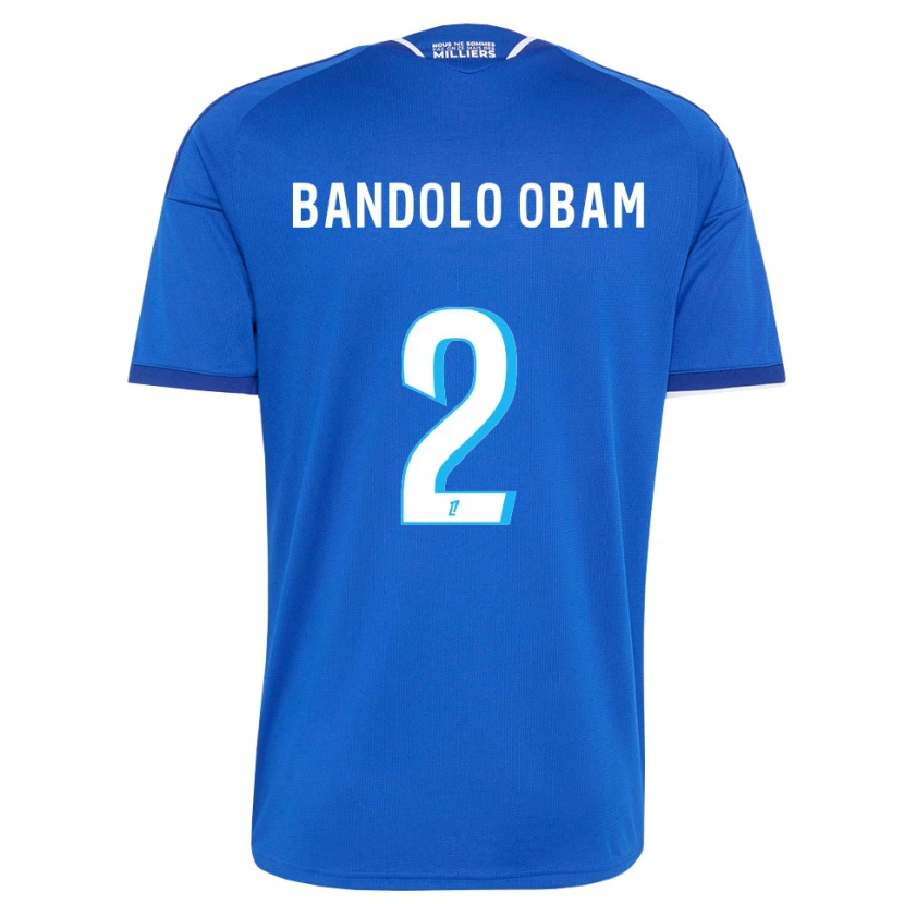 Danxen Mulher Camisola Randy Bandolo Obam #2 Azul Real Branco Principal 2026/27 Camisa Brasil