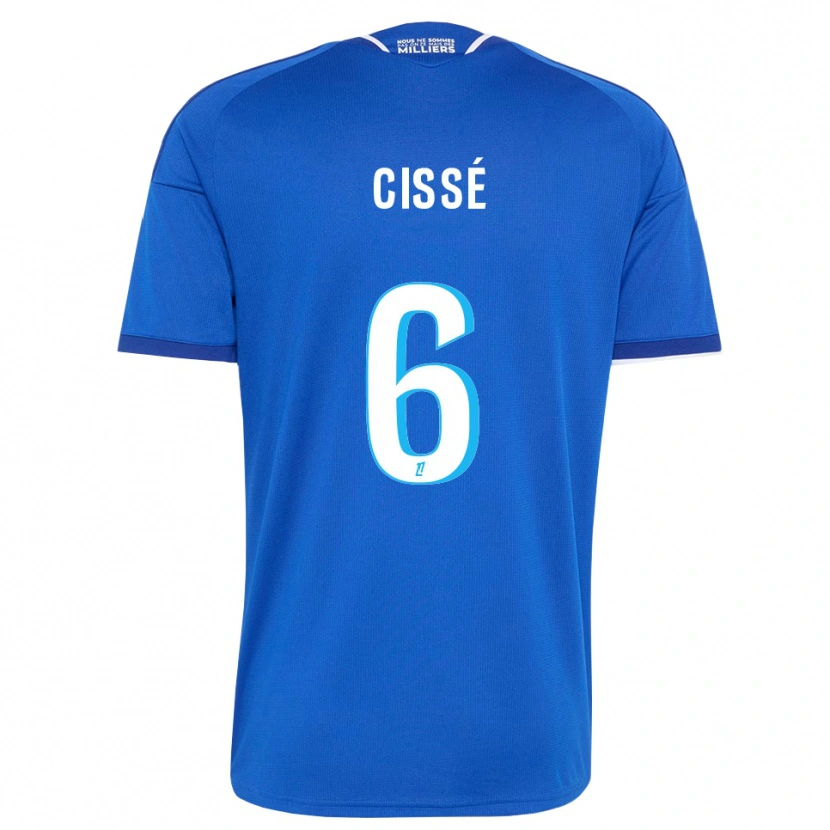 Danxen Mulher Camisola Amadou Cissé #6 Azul Real Branco Principal 2026/27 Camisa Brasil