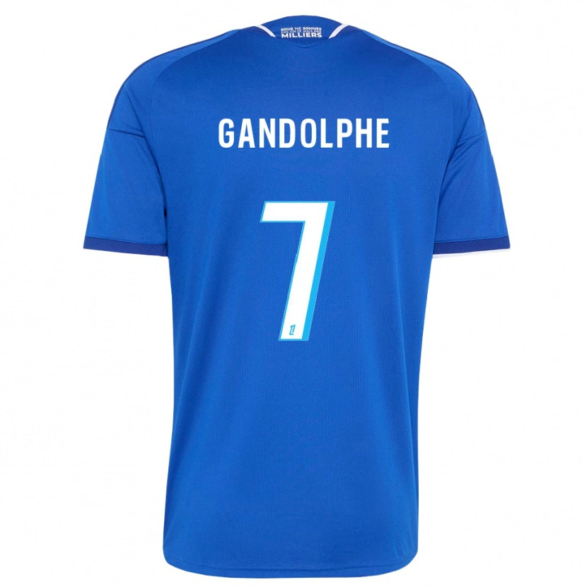 Danxen Mulher Camisola Adrien Gandolphe #7 Azul Real Branco Principal 2026/27 Camisa Brasil
