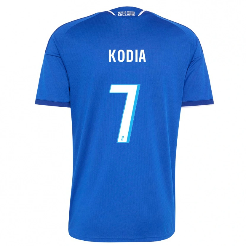 Danxen Mulher Camisola Ghianny Kodia #7 Azul Real Branco Principal 2026/27 Camisa Brasil