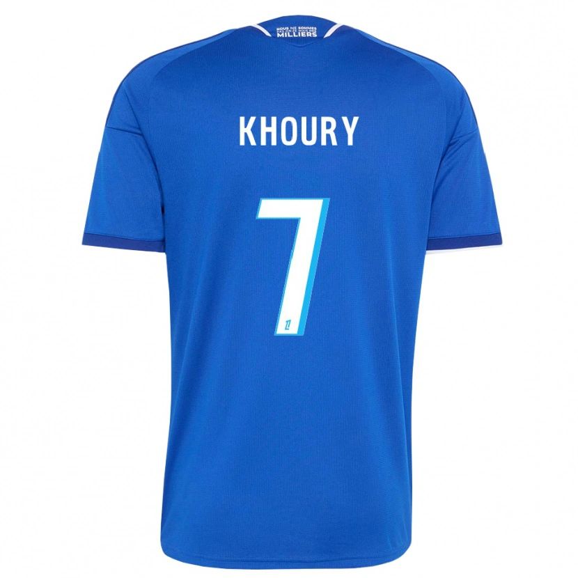 Danxen Mulher Camisola Pilar Khoury #7 Azul Real Branco Principal 2026/27 Camisa Brasil
