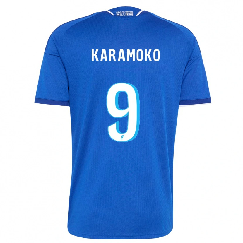 Danxen Mulher Camisola Isaac Karamoko #9 Azul Real Branco Principal 2026/27 Camisa Brasil
