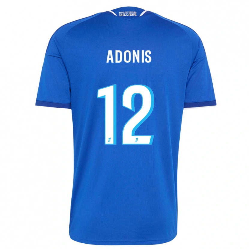 Danxen Mulher Camisola Erwan Adonis #12 Azul Real Branco Principal 2026/27 Camisa Brasil