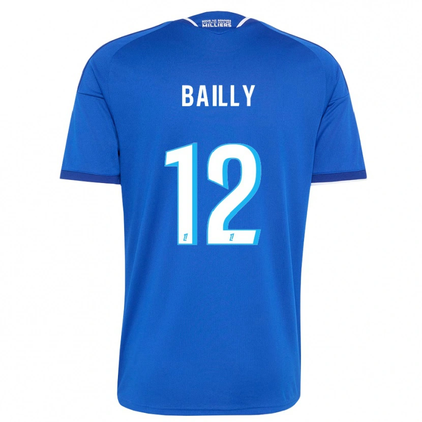 Danxen Mulher Camisola Melvine Bailly #12 Azul Real Branco Principal 2026/27 Camisa Brasil