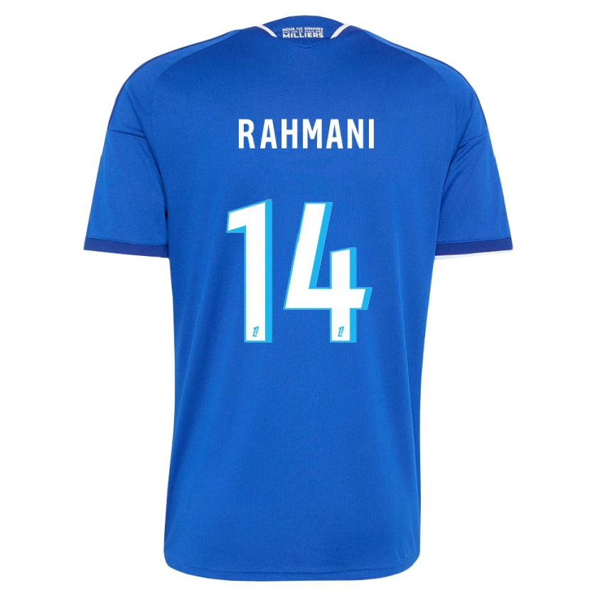 Danxen Mulher Camisola Nessim Rahmani #14 Azul Real Branco Principal 2026/27 Camisa Brasil