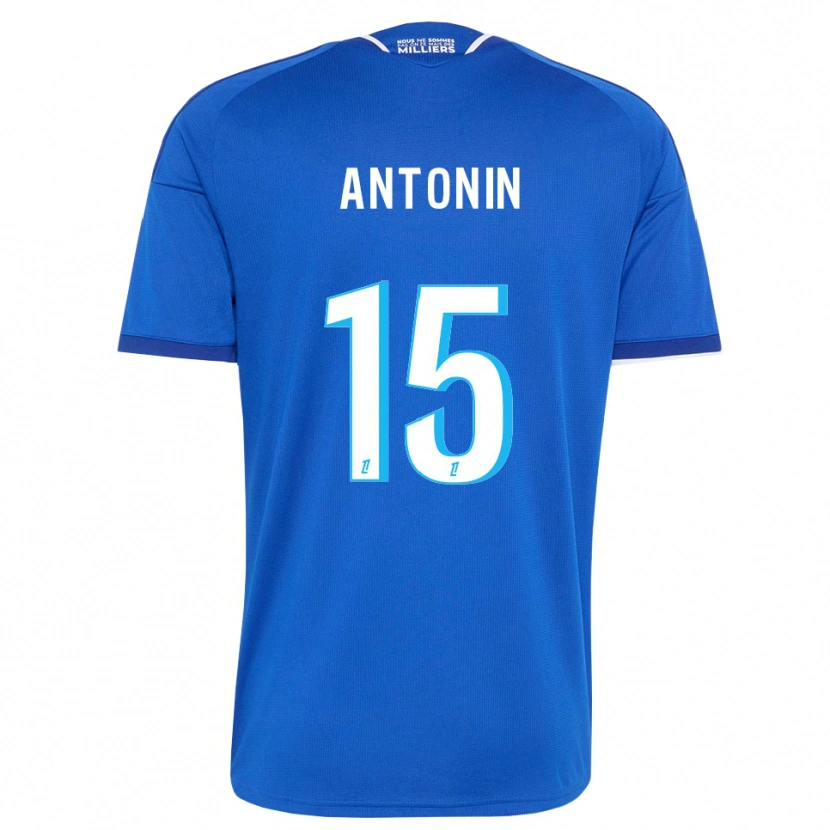 Danxen Mulher Camisola Erwan Antonin #15 Azul Real Branco Principal 2026/27 Camisa Brasil