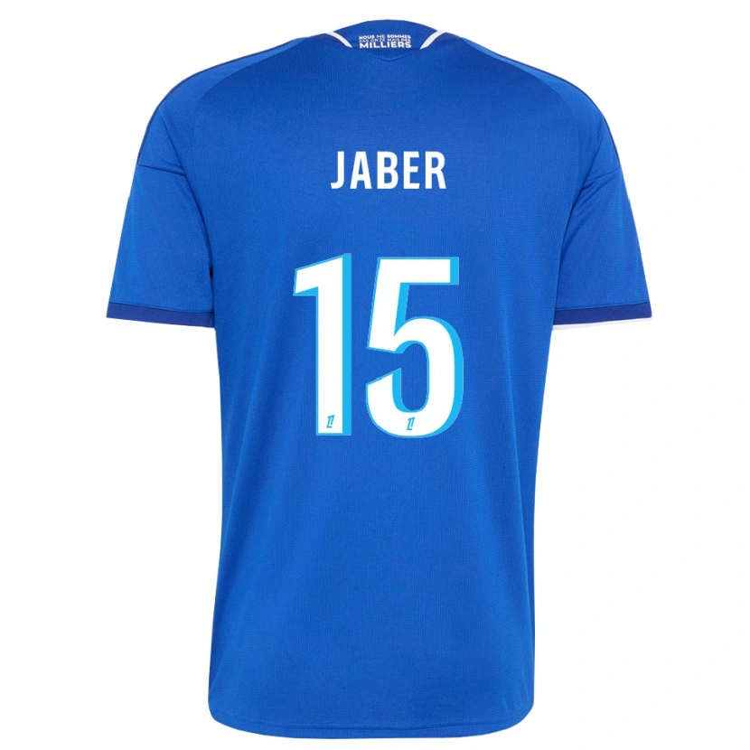 Danxen Mulher Camisola Wissem Jaber #15 Azul Real Branco Principal 2026/27 Camisa Brasil