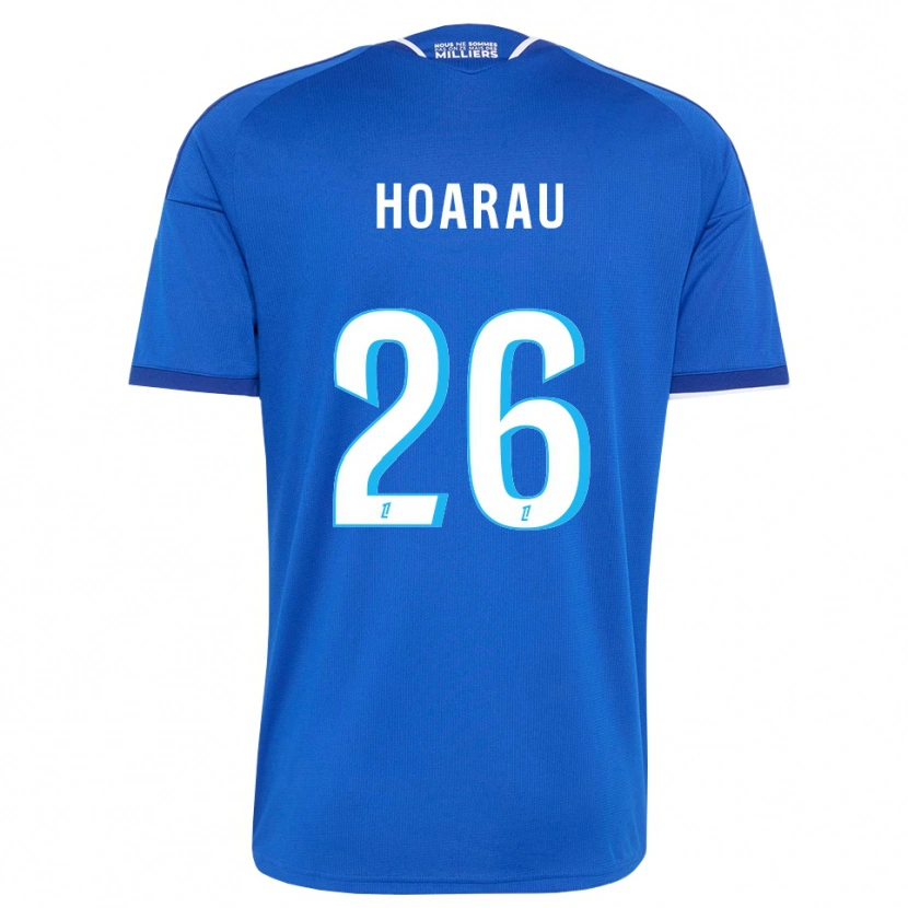 Danxen Mulher Camisola Fanny Hoarau #26 Azul Real Branco Principal 2026/27 Camisa Brasil