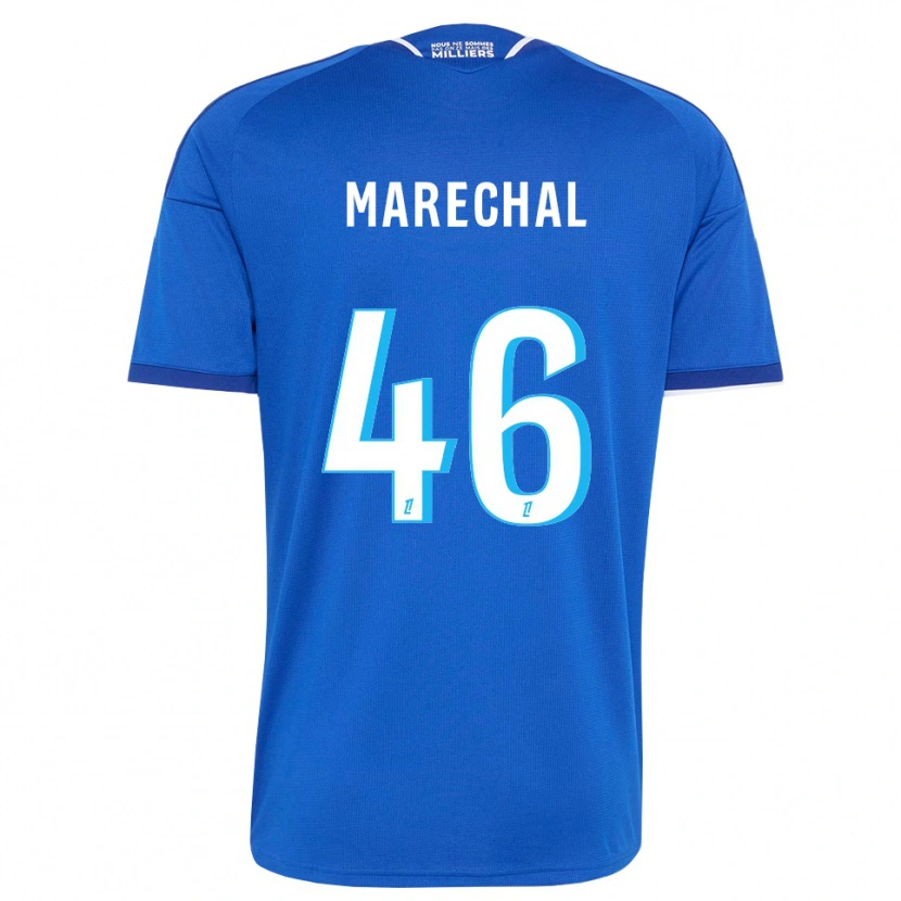 Danxen Mulher Camisola Max Maréchal #46 Azul Real Branco Principal 2026/27 Camisa Brasil