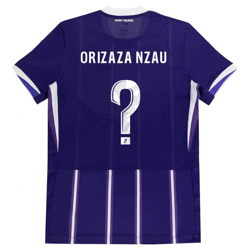 Danxen Mulher Camisola Jethro Orizaza Nzau #0 Roxo Branco Principal 2026/27 Camisa Brasil