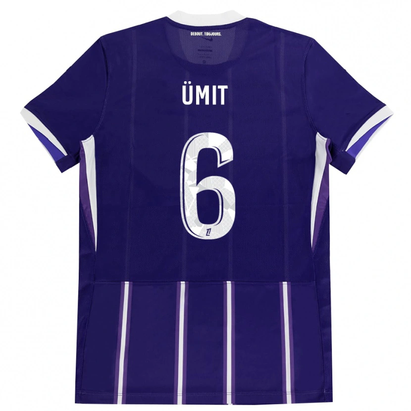 Danxen Mulher Camisola Ümit Akdağ #6 Roxo Branco Principal 2026/27 Camisa Brasil
