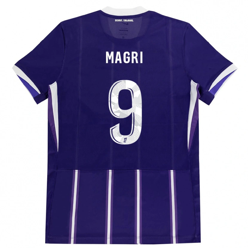 Danxen Mulher Camisola Frank Magri #9 Roxo Branco Principal 2026/27 Camisa Brasil