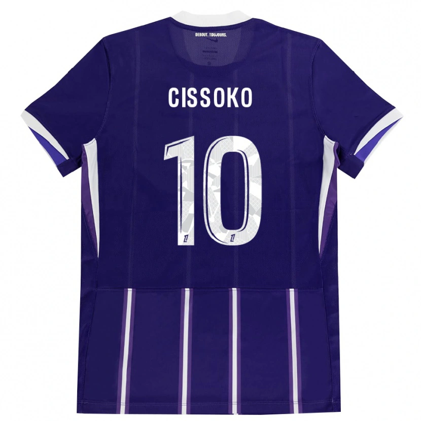 Danxen Mulher Camisola Ibrahim Cissoko #10 Roxo Branco Principal 2026/27 Camisa Brasil