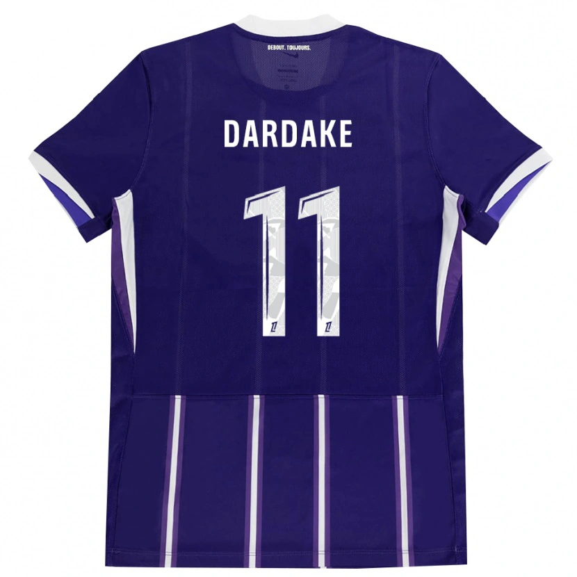 Danxen Mulher Camisola Wassim Dardake #11 Roxo Branco Principal 2026/27 Camisa Brasil