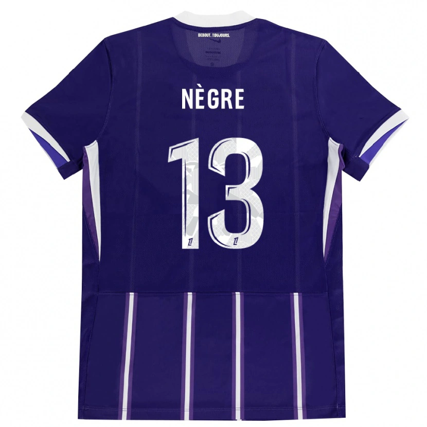Danxen Mulher Camisola Thibo Nègre #13 Roxo Branco Principal 2026/27 Camisa Brasil