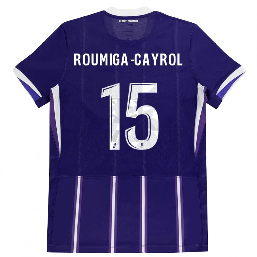Danxen Mulher Camisola Sonia Roumiga-Cayrol #15 Roxo Branco Principal 2026/27 Camisa Brasil