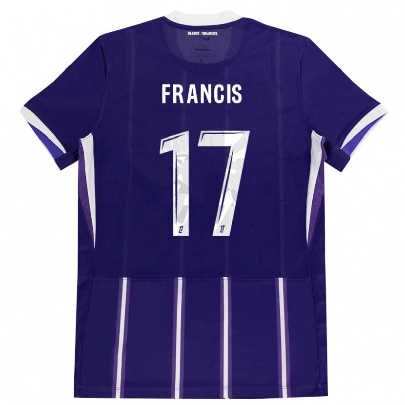 Danxen Mulher Camisola Abu Francis #17 Roxo Branco Principal 2026/27 Camisa Brasil