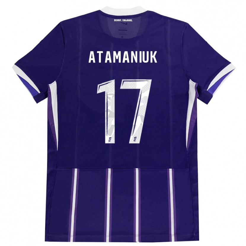 Danxen Mulher Camisola Alexandra Atamaniuk #17 Roxo Branco Principal 2026/27 Camisa Brasil