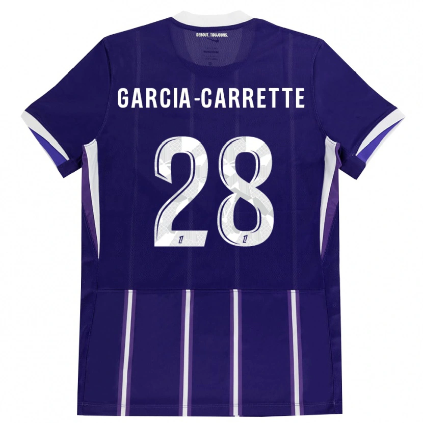 Danxen Mulher Camisola Hortense Garcia-Carrette #28 Roxo Branco Principal 2026/27 Camisa Brasil