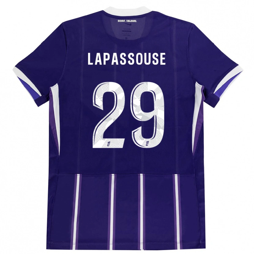 Danxen Mulher Camisola Louna Lapassouse #29 Roxo Branco Principal 2026/27 Camisa Brasil