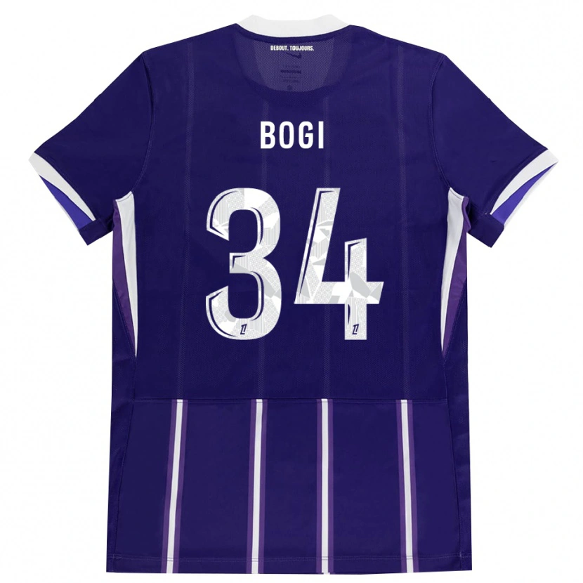 Danxen Mulher Camisola Fiona Bogi #34 Roxo Branco Principal 2026/27 Camisa Brasil