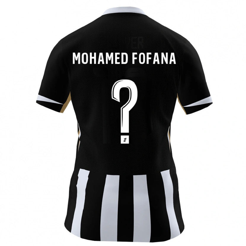 Danxen Mulher Camisola Yanis Mohamed Fofana #0 Preto Azul Principal 2026/27 Camisa Brasil