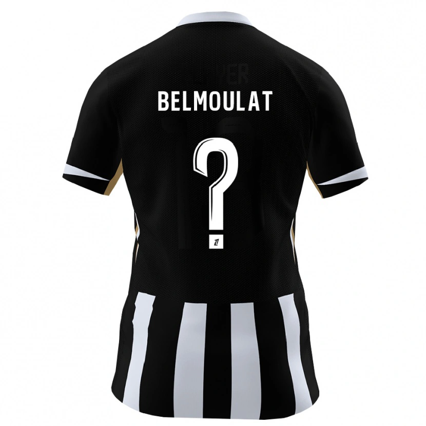 Danxen Mulher Camisola Zinédine Belmoulat #0 Preto Azul Principal 2026/27 Camisa Brasil