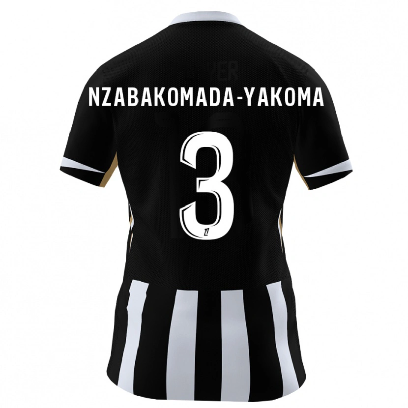 Danxen Mulher Camisola Raphaël Nzabakomada-Yakoma #3 Preto Azul Principal 2026/27 Camisa Brasil