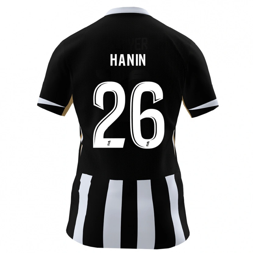 Danxen Mulher Camisola Florent Hanin #26 Preto Azul Principal 2026/27 Camisa Brasil