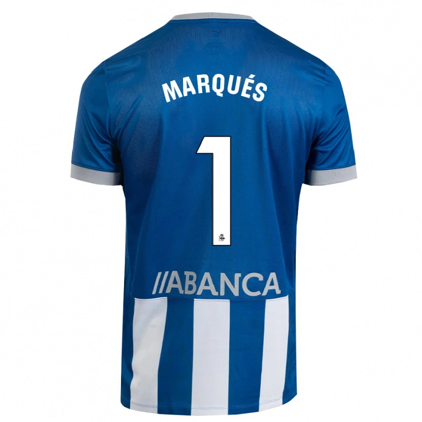 Danxen Mulher Camisola Álex Marqués #1 Azul Cinza Branco Principal 2026/27 Camisa Brasil