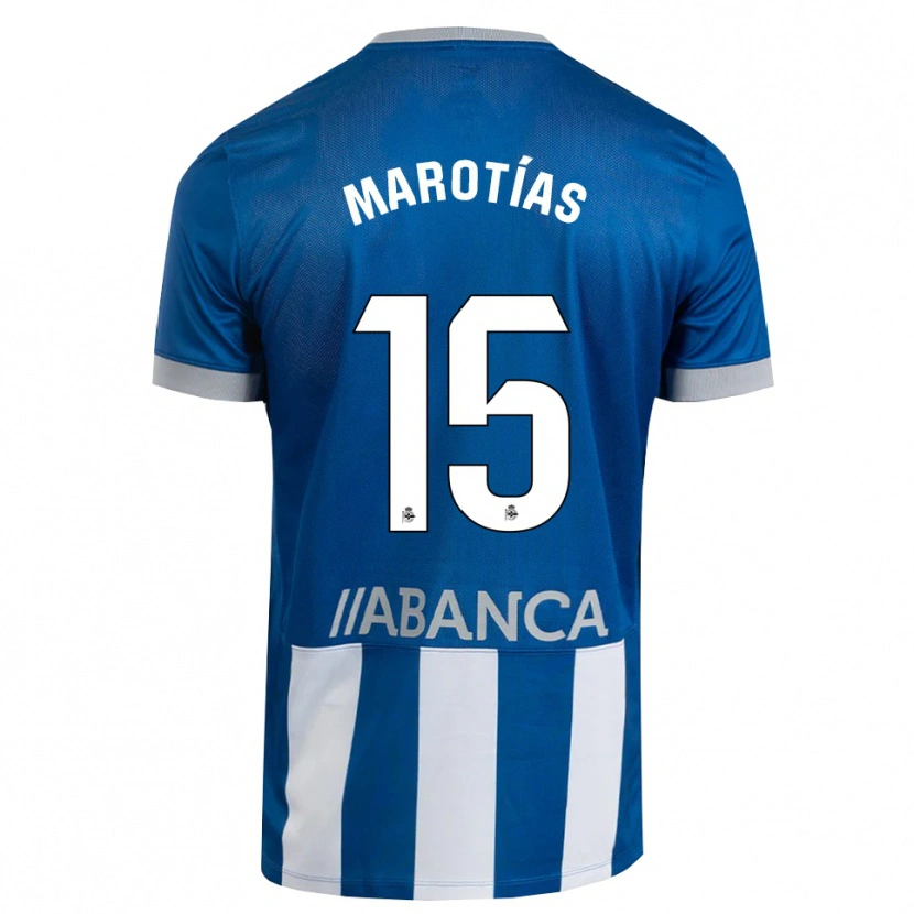 Danxen Mulher Camisola Oscar Marotías #15 Azul Cinza Branco Principal 2026/27 Camisa Brasil