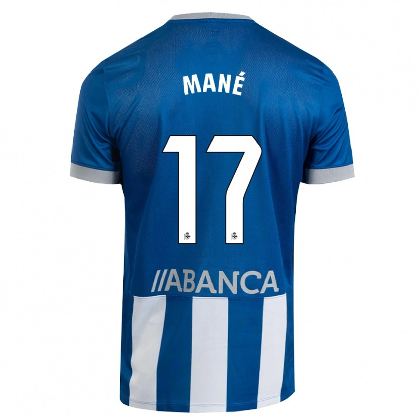 Danxen Mulher Camisola Alioune Mané #17 Azul Cinza Branco Principal 2026/27 Camisa Brasil