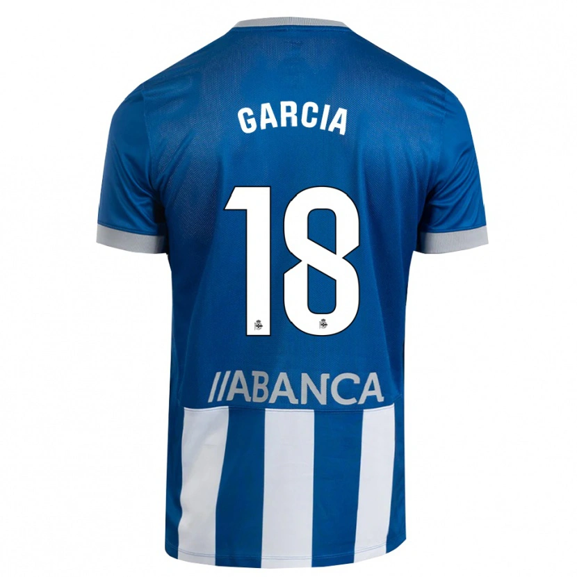 Danxen Mulher Camisola Raquel García #18 Azul Cinza Branco Principal 2026/27 Camisa Brasil