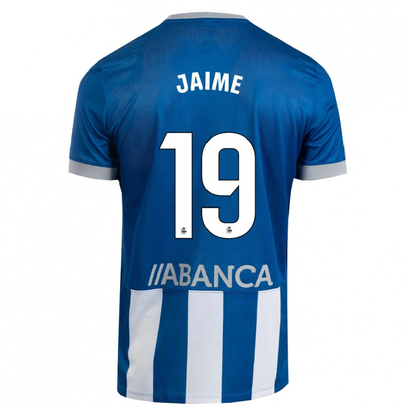 Danxen Mulher Camisola Jaime Sánchez #19 Azul Cinza Branco Principal 2026/27 Camisa Brasil
