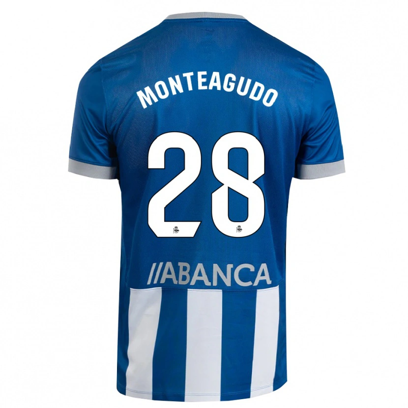 Danxen Mulher Camisola Paula Monteagudo #28 Azul Cinza Branco Principal 2026/27 Camisa Brasil