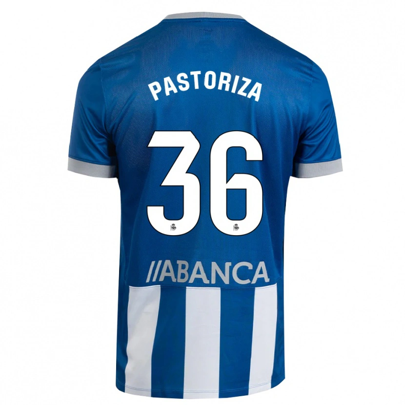 Danxen Mulher Camisola Guille Pastoriza #36 Azul Cinza Branco Principal 2026/27 Camisa Brasil