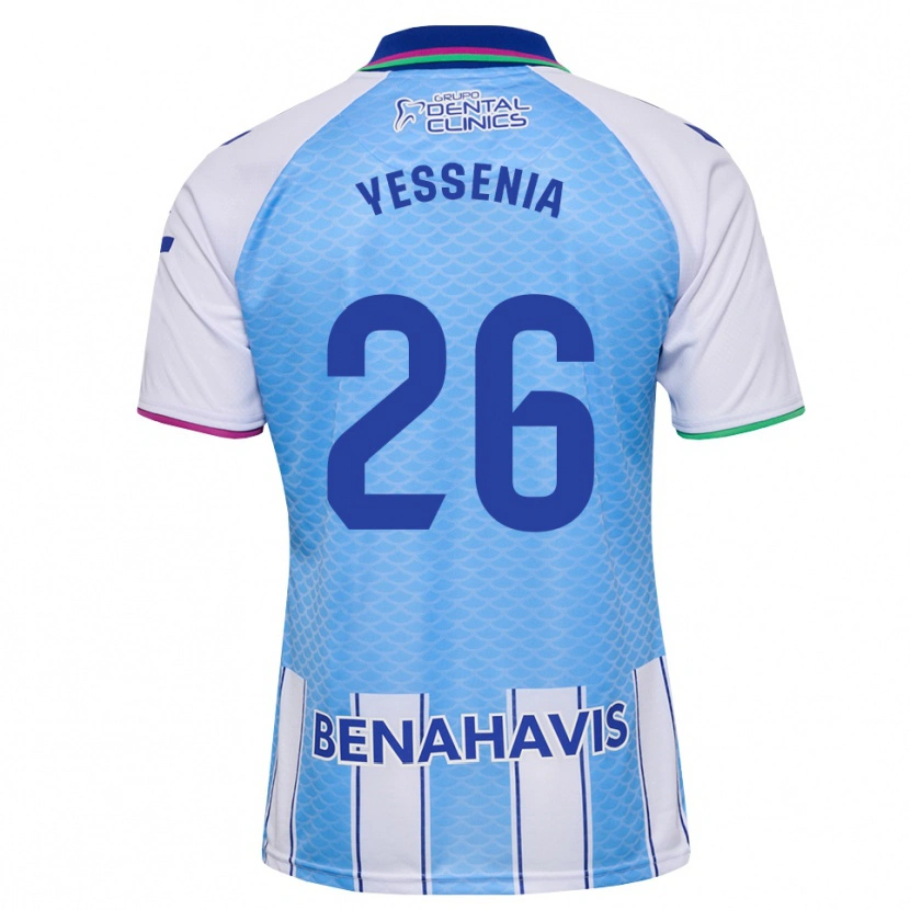 Danxen Mulher Camisola Yessenia Alcaide Martin #26 Azul Céu Profundo Branco Principal 2026/27 Camisa Brasil