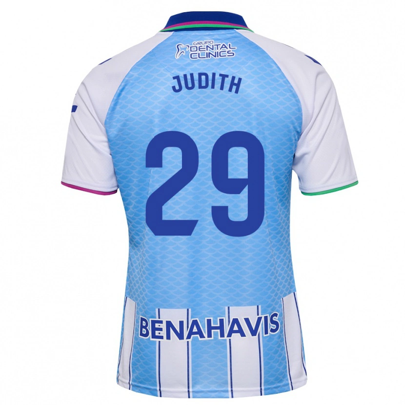 Danxen Mulher Camisola Judith Ruiz Torres #29 Azul Céu Profundo Branco Principal 2026/27 Camisa Brasil
