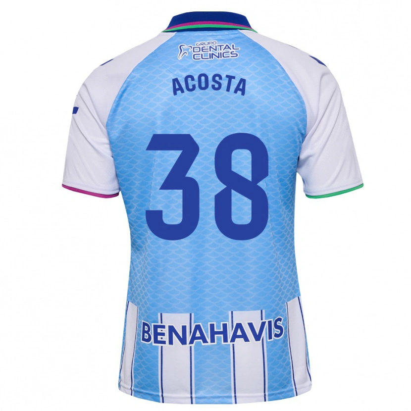 Danxen Mulher Camisola Judith Acosta #38 Azul Céu Profundo Branco Principal 2026/27 Camisa Brasil