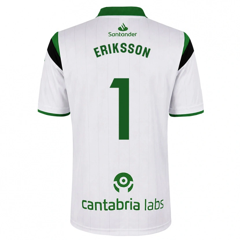 Danxen Mulher Camisola Simon Eriksson #1 Branco Verde Preto Principal 2026/27 Camisa Brasil